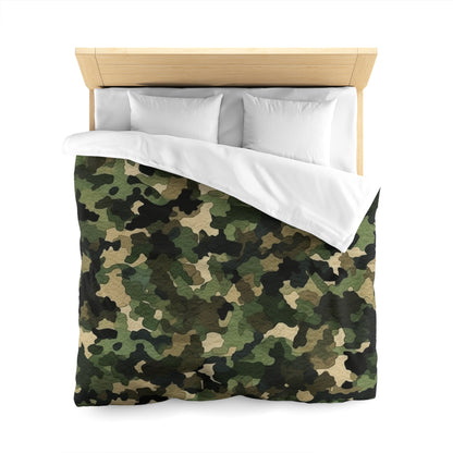 Classic Camo | Camouflage Wrap | Traditional Camo - Microfiber Duvet Cover