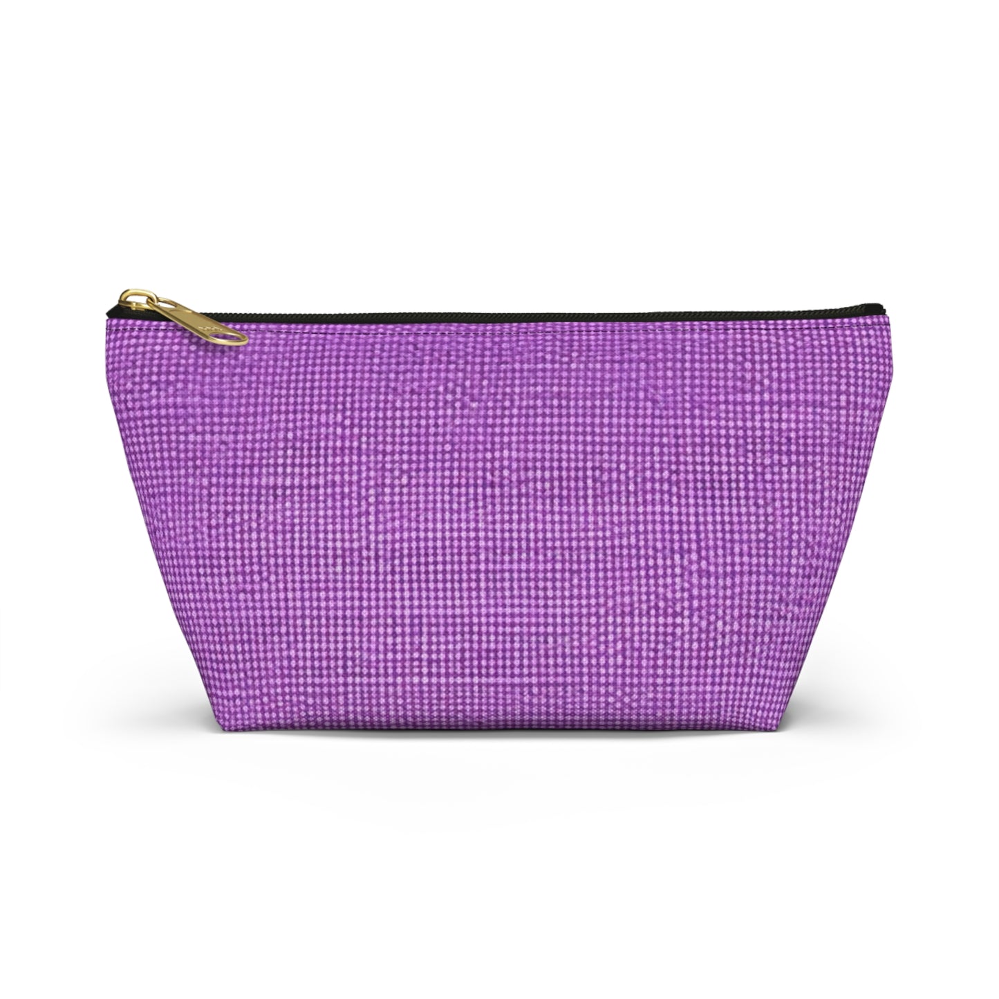 Hyper Iris Orchid Red: Denim-Inspired, Bold Style - Accessory Pouch w T-bottom