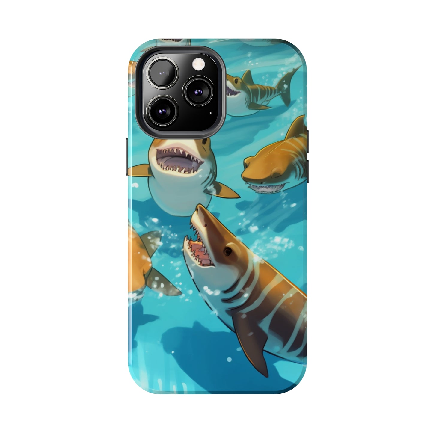 Tiger Shark: Ocean Marine Wildlife - Underwater - Tough Phone Cases