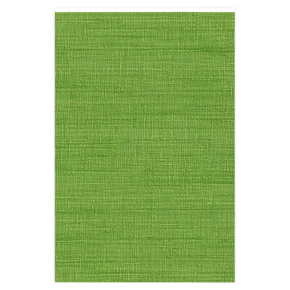 Olive Green Denim-Style: Seamless, Textured Fabric - Wrapping Paper