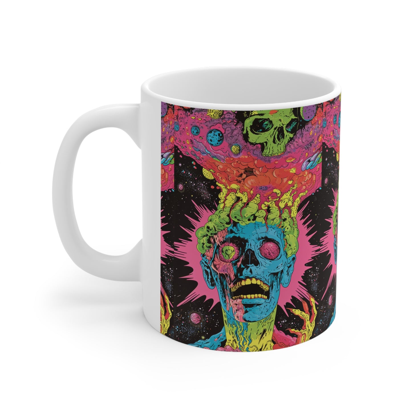 cosmic horror psychadelic, Ceramic Mug 11oz