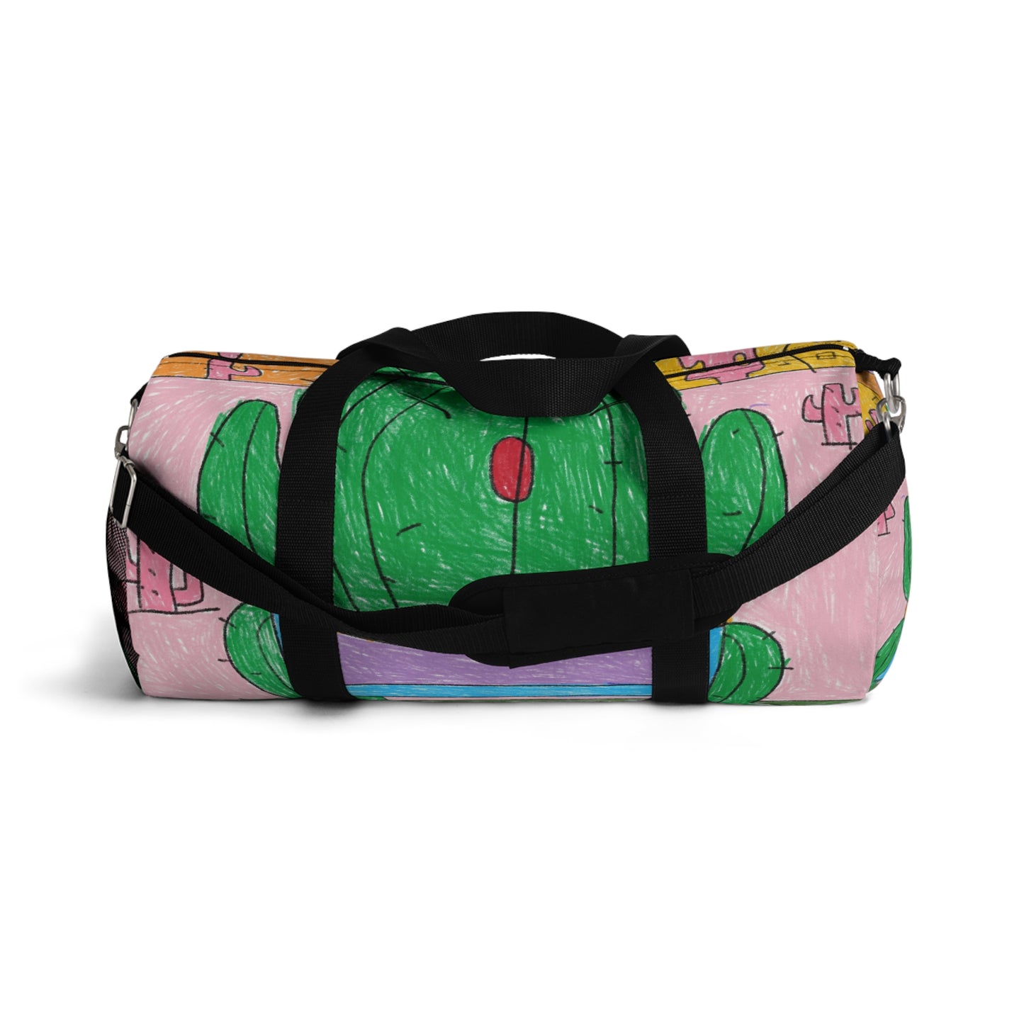 Desert Cactus Sumo Wrestler Graphic Duffel Bag