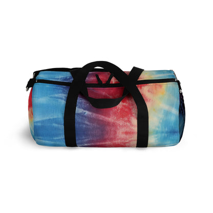 Rainbow Tie-Dye Denim: Espectáculo de diseño de tela multicolor vibrante - Bolsa de lona 