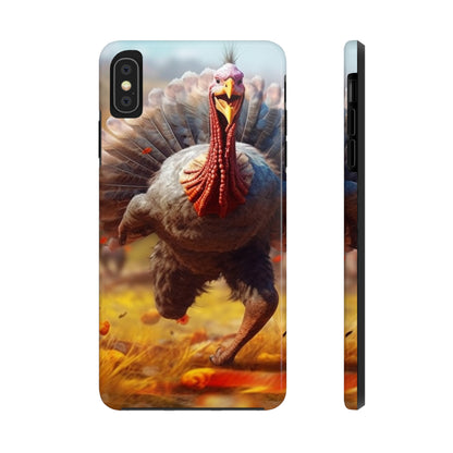 Thanksgiving Trot Turkey Run Athlete Sprint Racer Holiday Feast Dinner - Tough Phone Cases