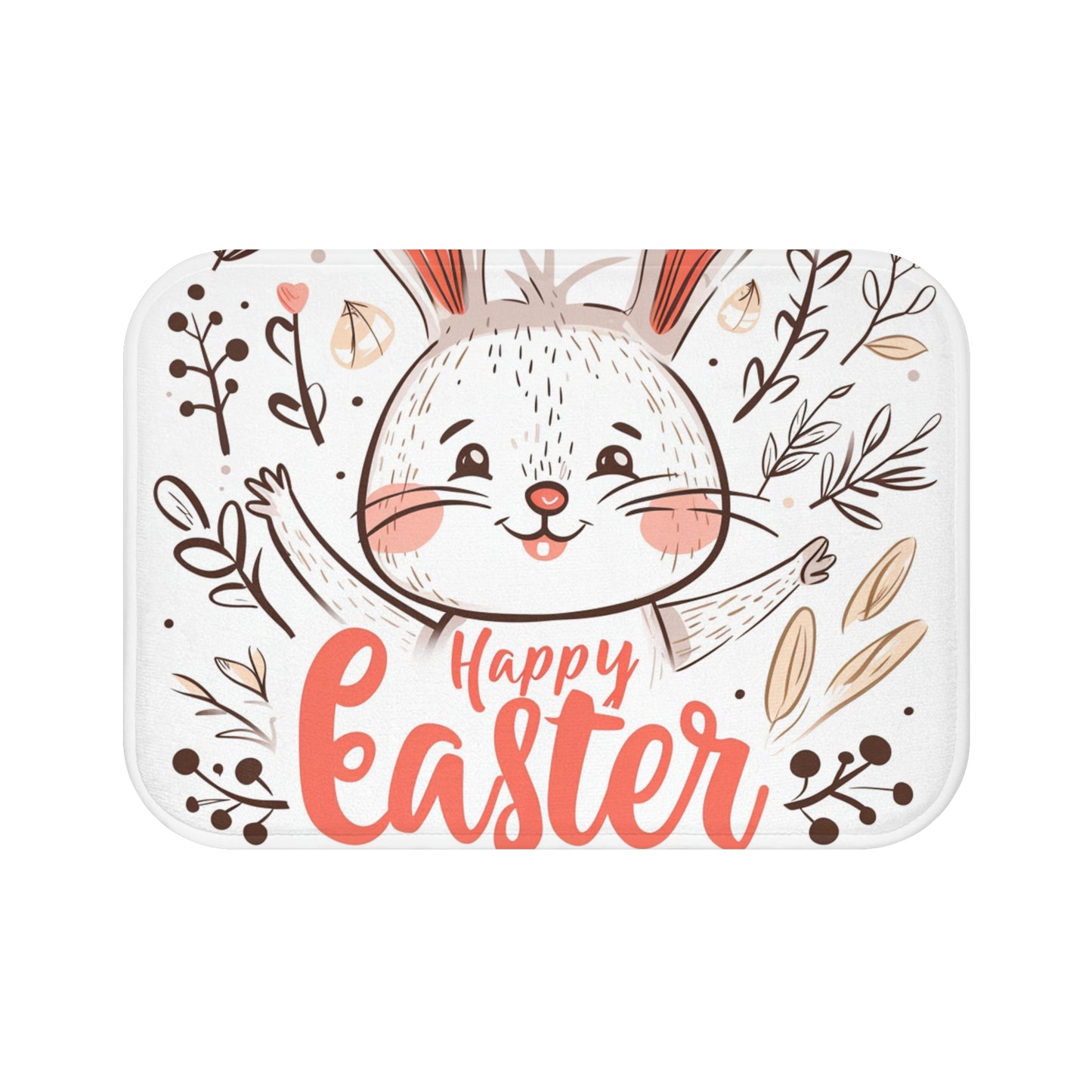 Happy Easter Bunny, Bath Mat