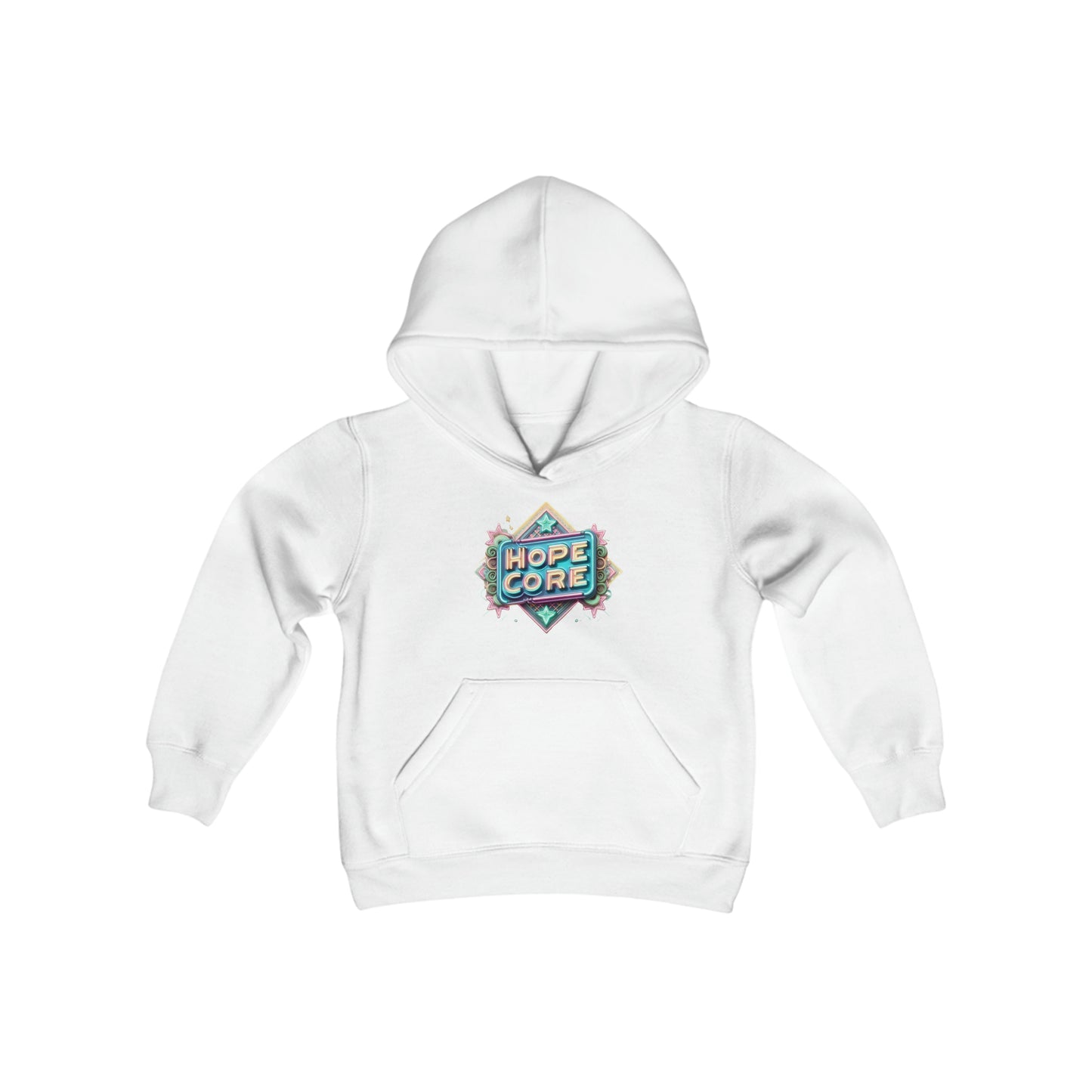 Hopecore, Youth Heavy Blend Hooded Sweatshirt