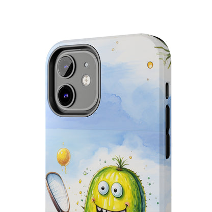 Pickleball Sport: Athletic Pickle Playing Game with Net and Paddle - Tough Phone Cases