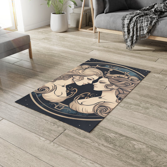 Duality of Gemini - Expressive Twins Zodiac Astrology - Dobby Rug