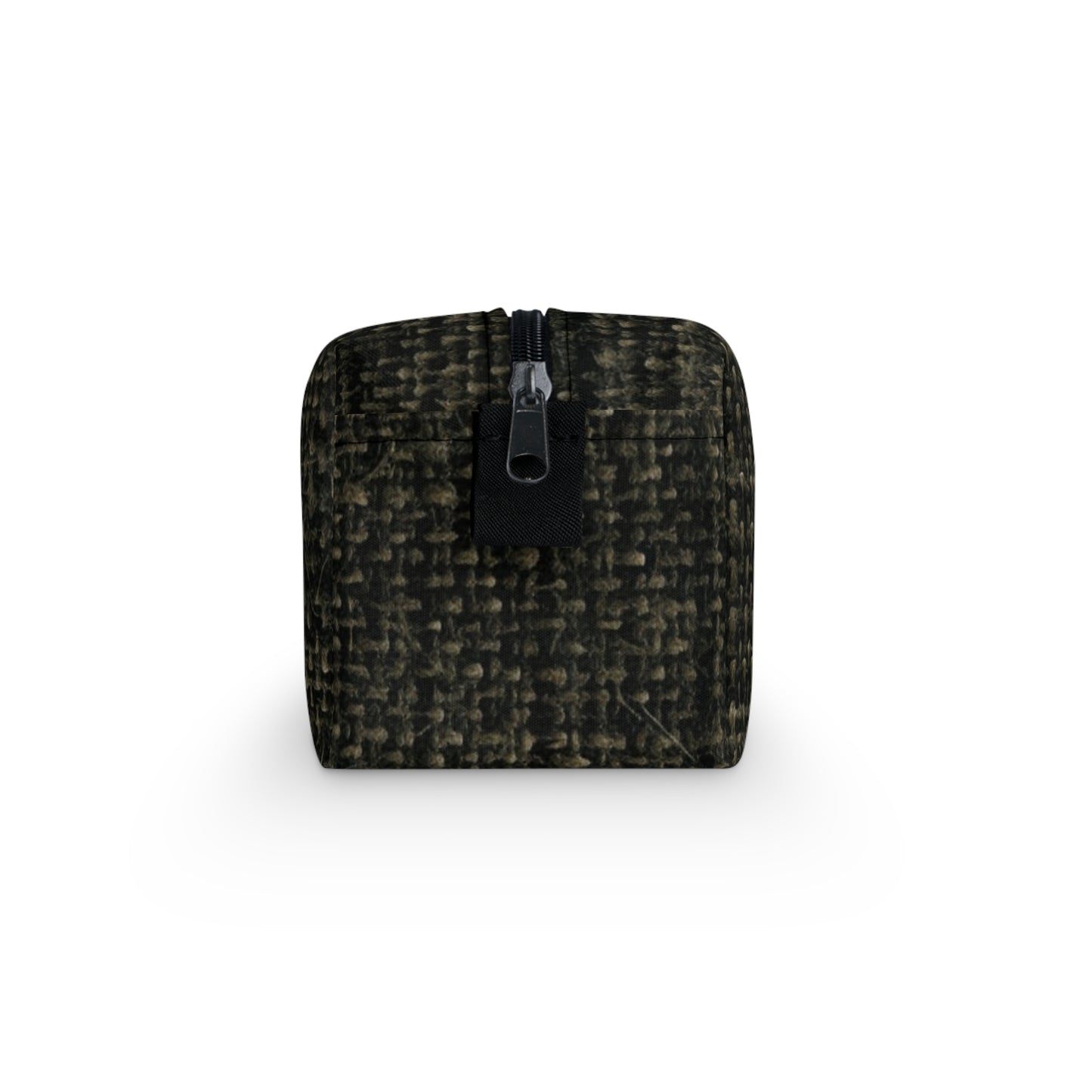 Sophisticated Seamless Texture - Black Denim-Inspired Fabric - Toiletry Bag