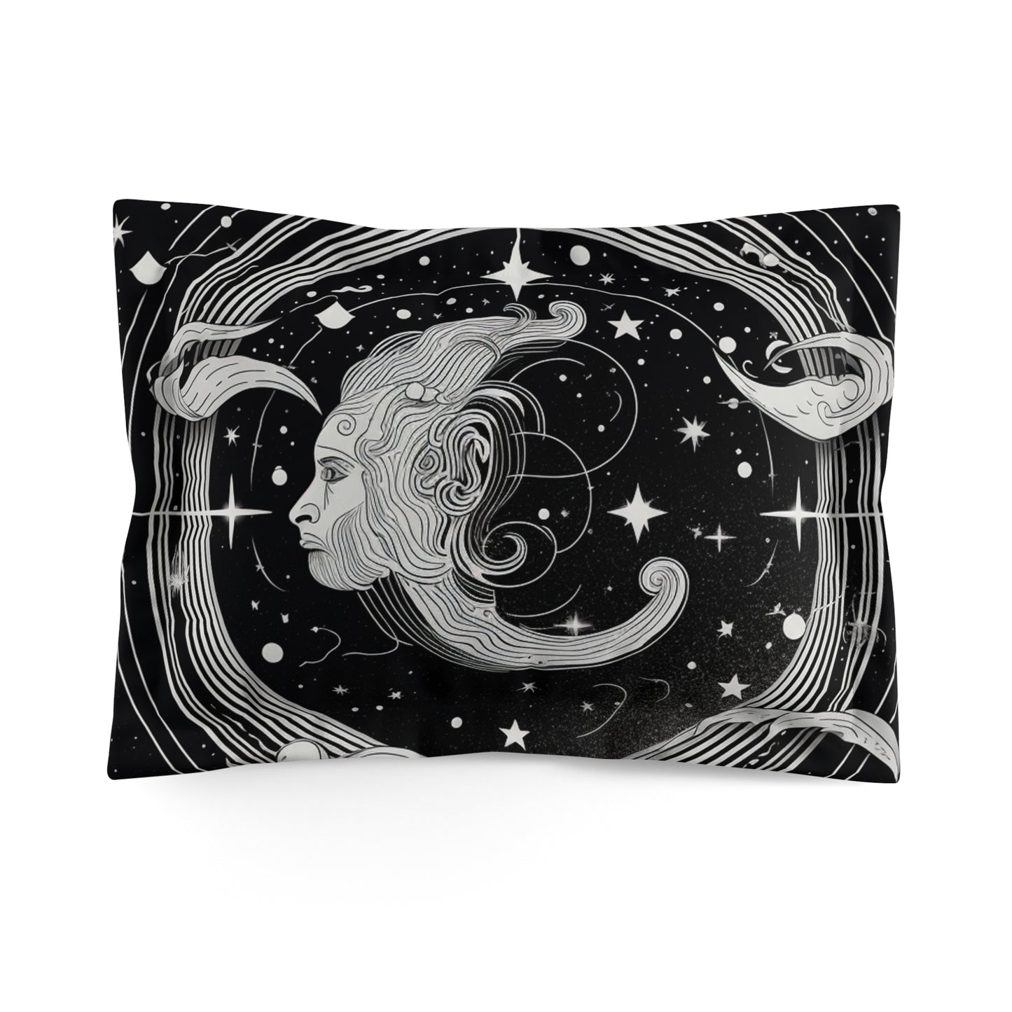 Diseño del zodiaco Acuario, funda de almohada de microfibra súper suave, varios tamaños 