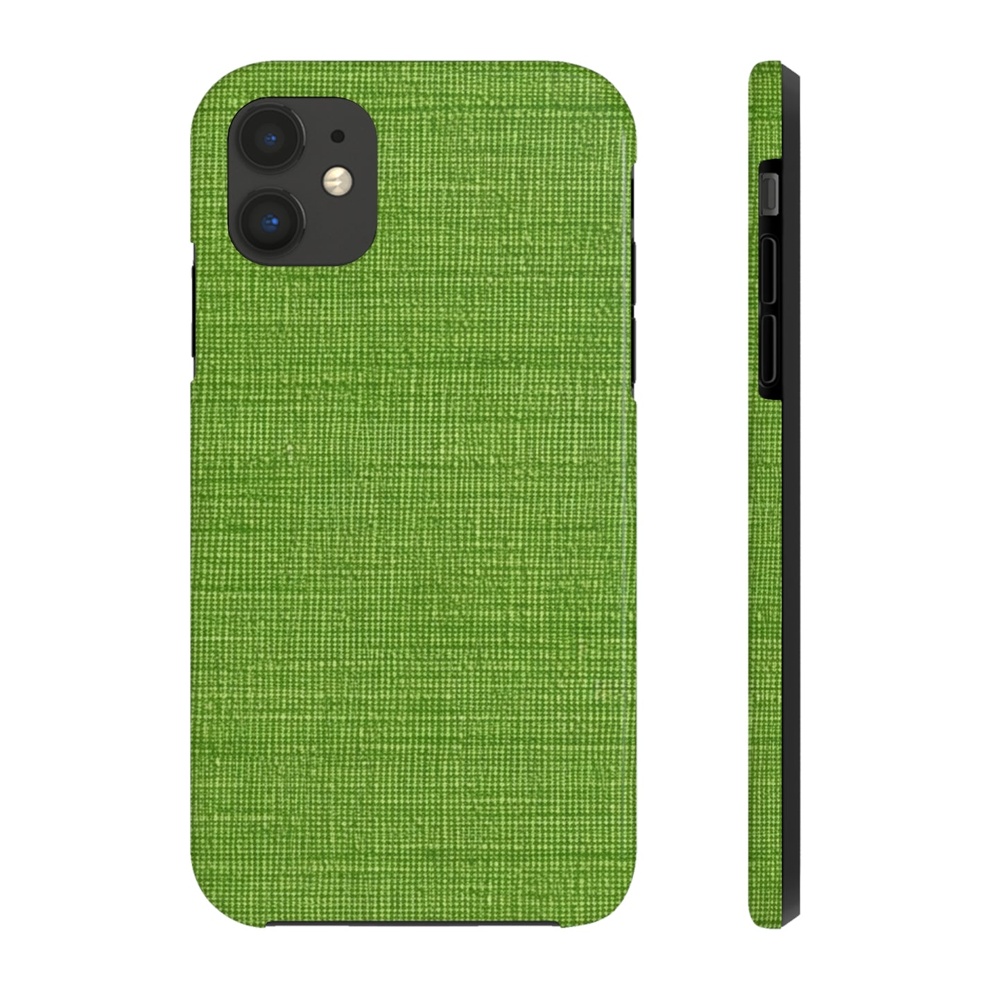 Olive Green Denim-Style: Seamless, Textured Fabric - Tough Phone Cases