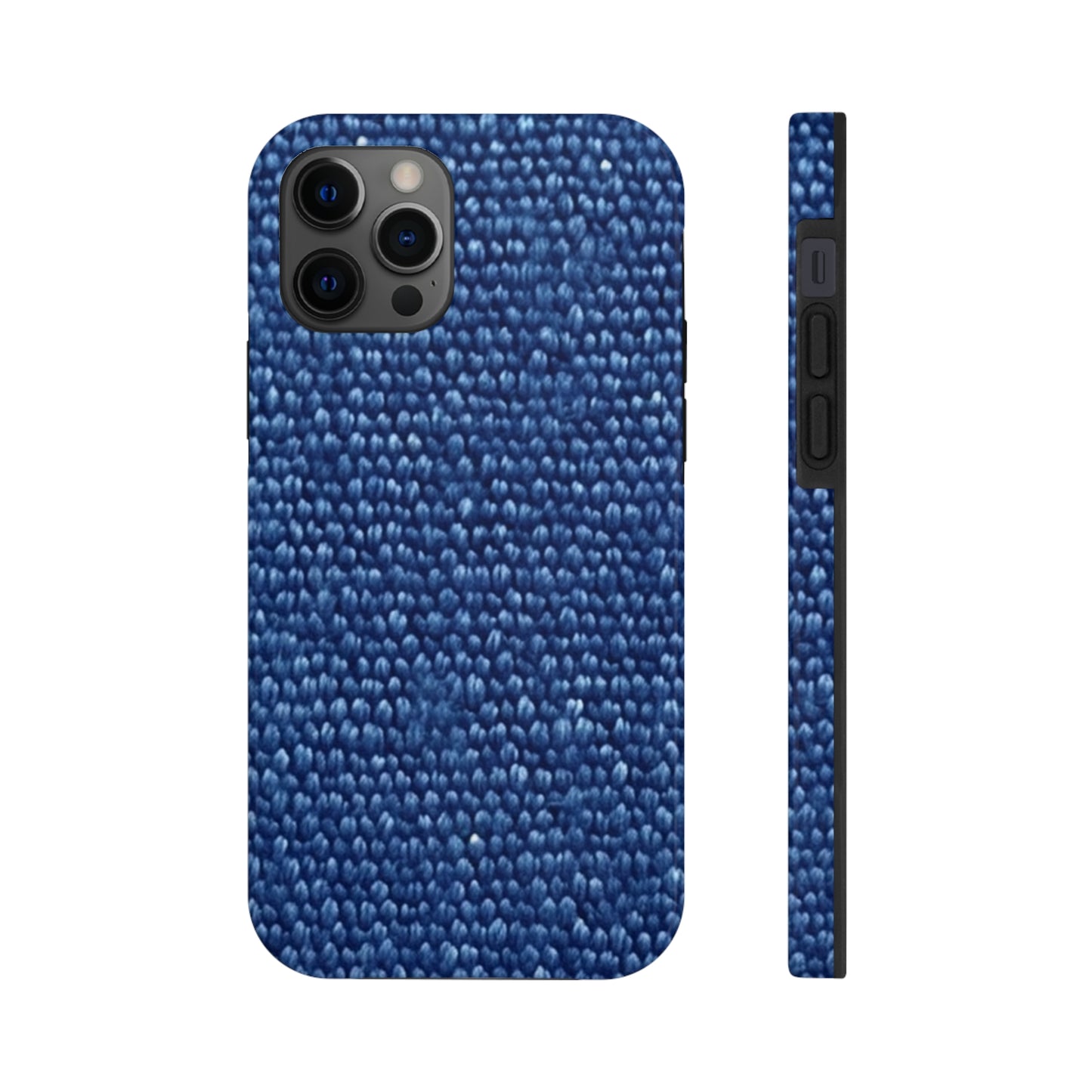 Marine Carpet Outdoor Bass Boat Style Denim Design - Tough Phone Cases