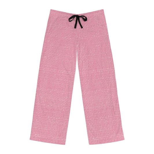 Pastel Rose Pink: Denim-Inspired, Refreshing Fabric Design - Men's Pajama Pants (AOP)