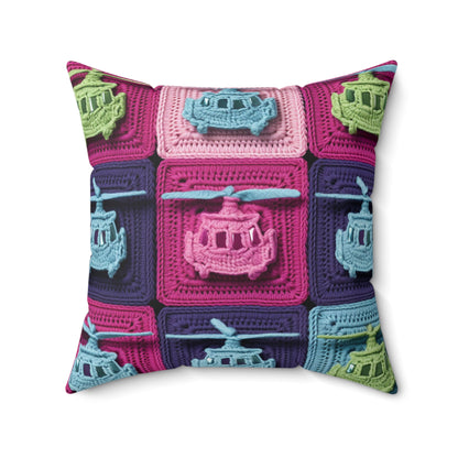 Spun Polyester Square Pillow