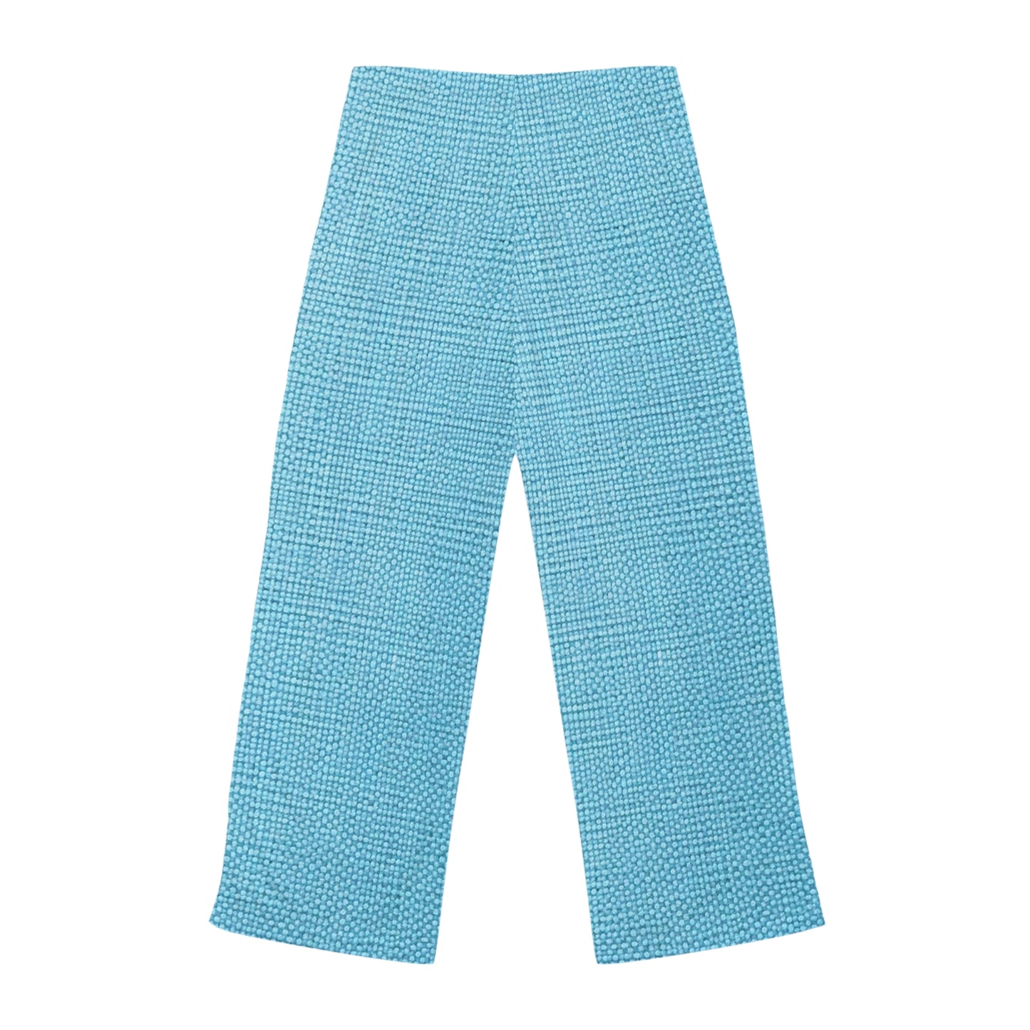 Bright Aqua Teal: tela de verano azul refrescante inspirada en la mezclilla - Pantalones de pijama para mujer (AOP) 