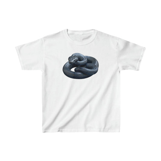 Black Mambas Snake, Black Mamba, Reptile Gift, Kids Heavy Cotton™ Tee