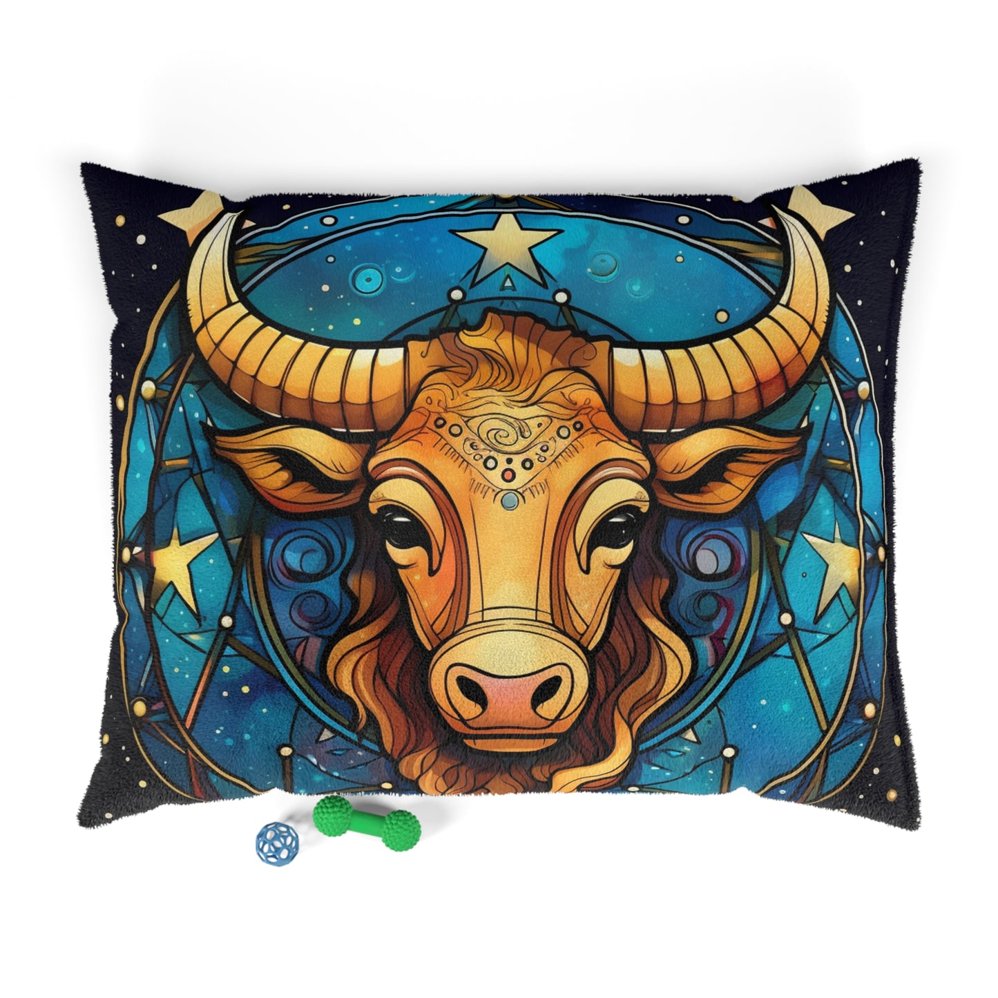 Taurus Constellation Zodiac Sign Astrology Cosmic Art - Pet Bed