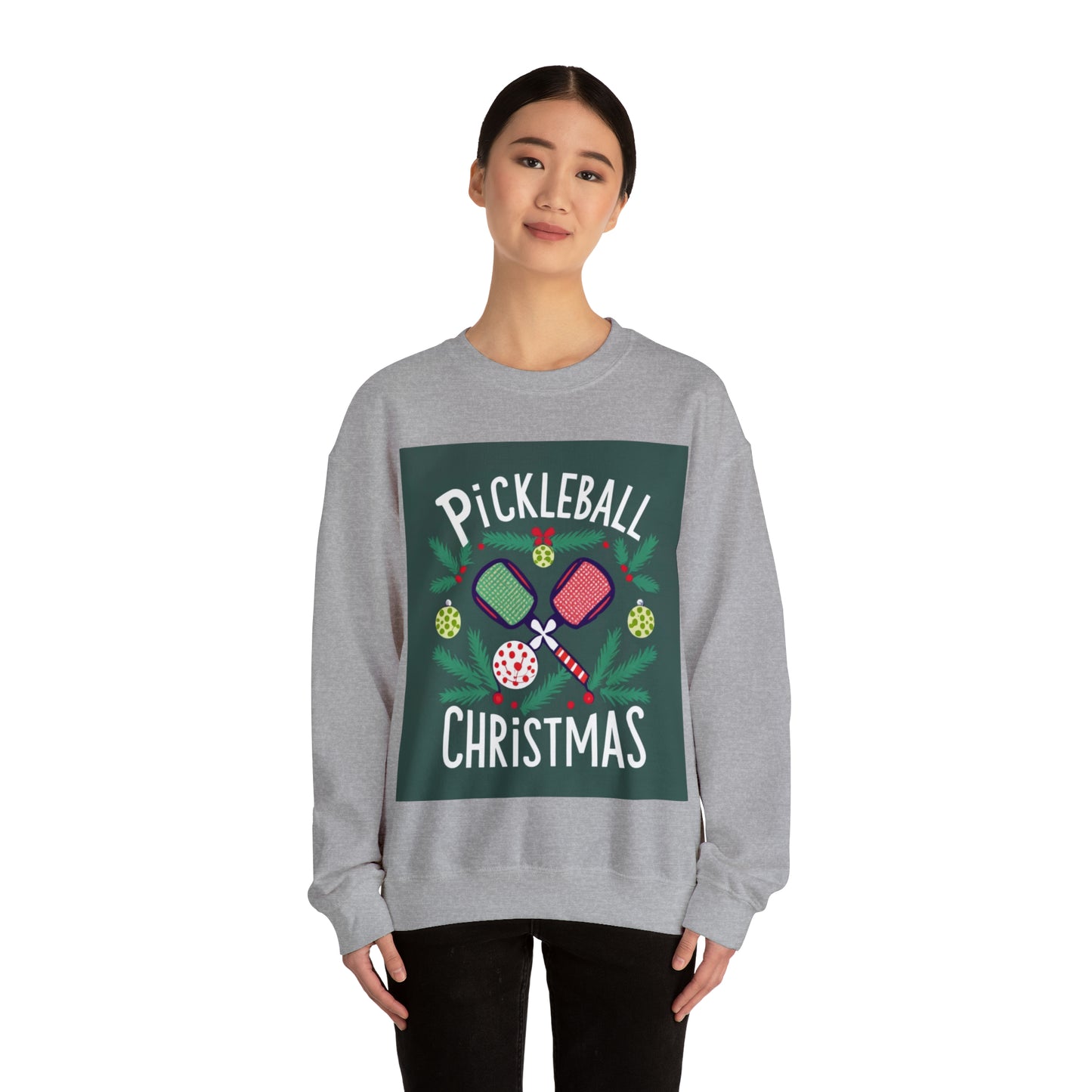 Pickleball Christmas - Unisex Heavy Blend™ Crewneck Sweatshirt