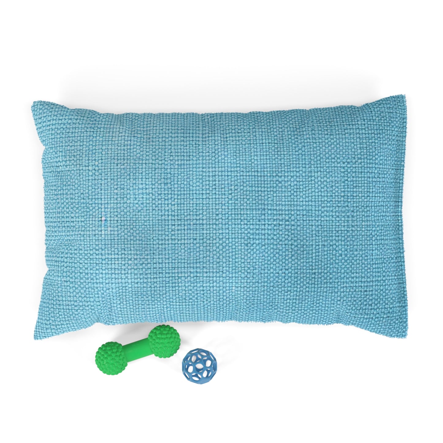 Bright Aqua Teal: Denim-Inspired Refreshing Blue Summer Fabric - Dog & Pet Bed