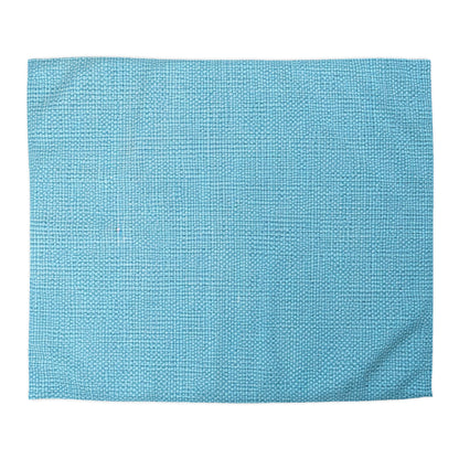 Bright Aqua Teal: Denim-Inspired Refreshing Blue Summer Fabric - Microfiber Duvet Cover