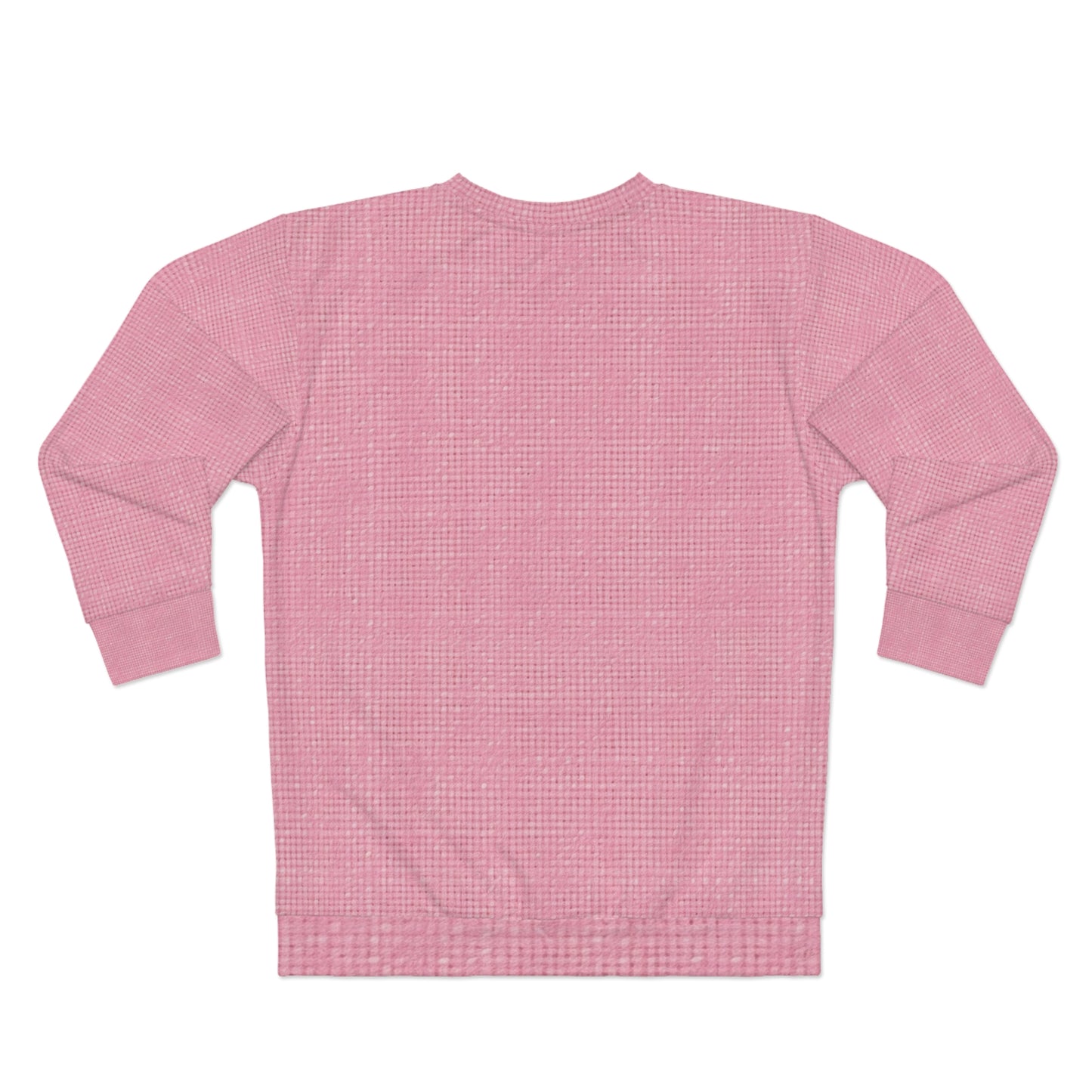 Pastel Rose Pink: Denim-Inspired, Refreshing Fabric Design - Unisex Sweatshirt (AOP)