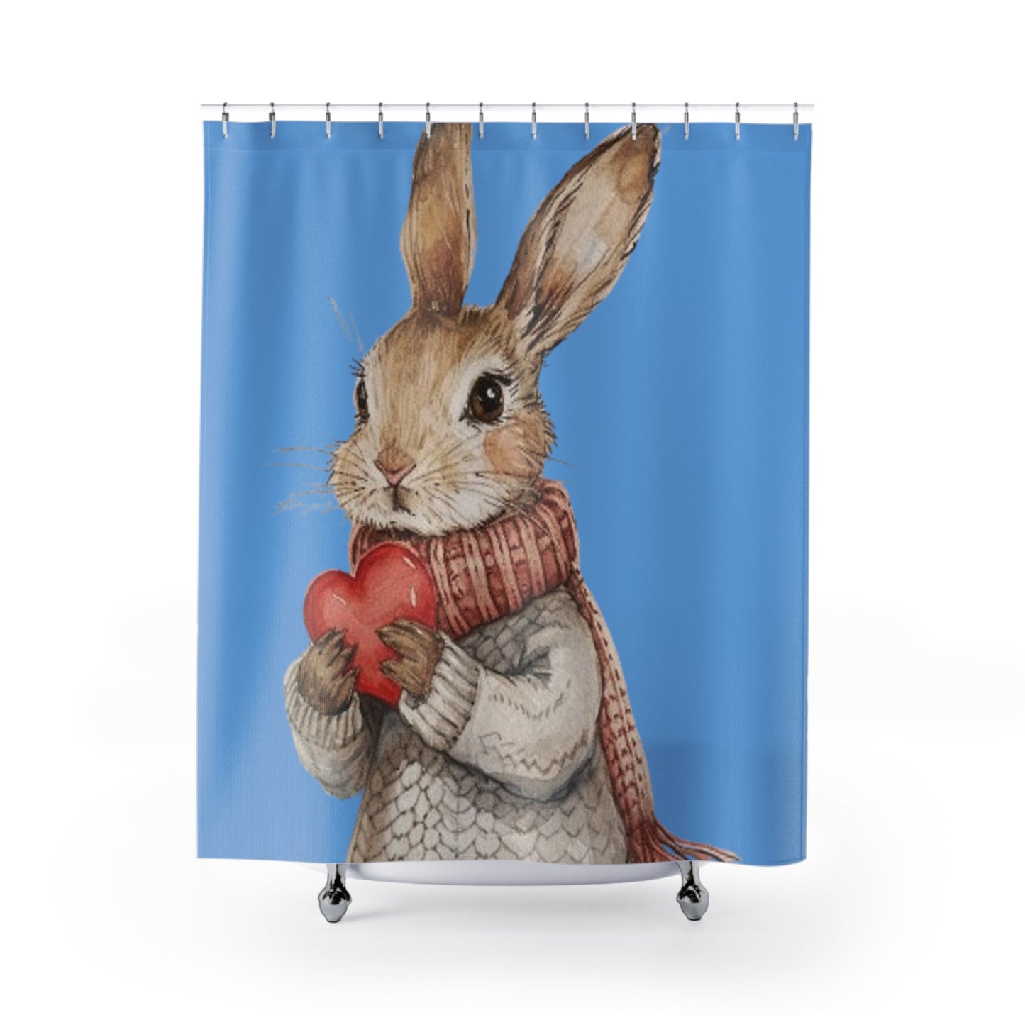 Easter Bunny Heartfelt Rabbit Gift - Shower Curtains