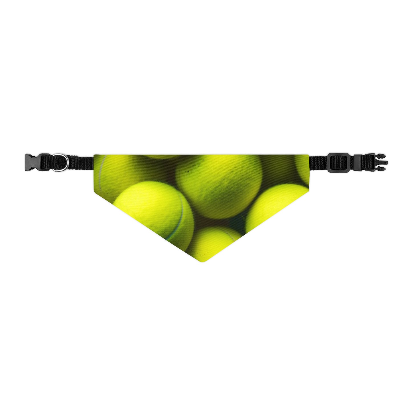 Tennis Ball Sport: Athlete Court Action, Rally & Serve - Dog & Pet Bandana Collar