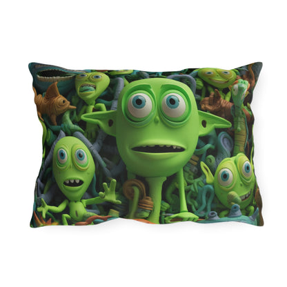 Toy Alien Story Space Character Galactic UFO Anime Cartoon - Outdoor Pillows