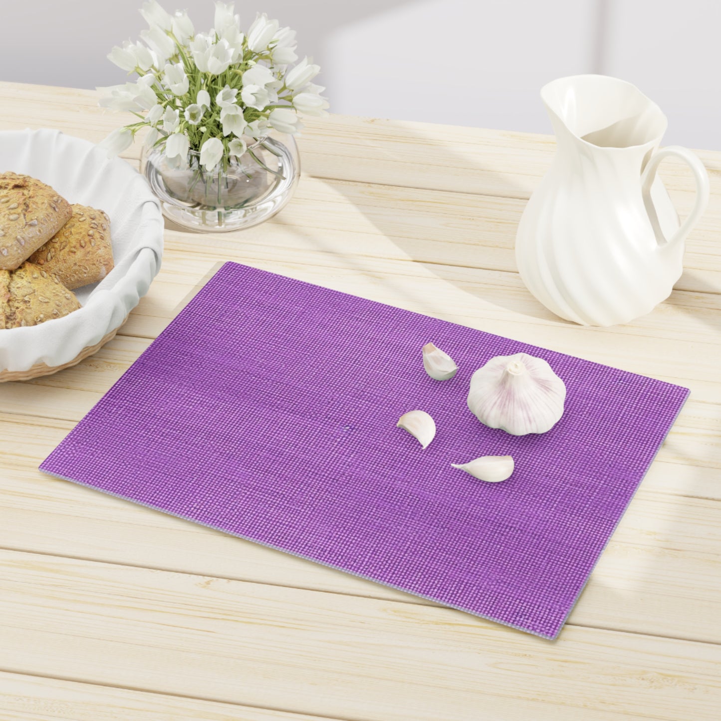 Hyper Iris Orchid Red: Denim-Inspired, Bold Style - Cutting Board