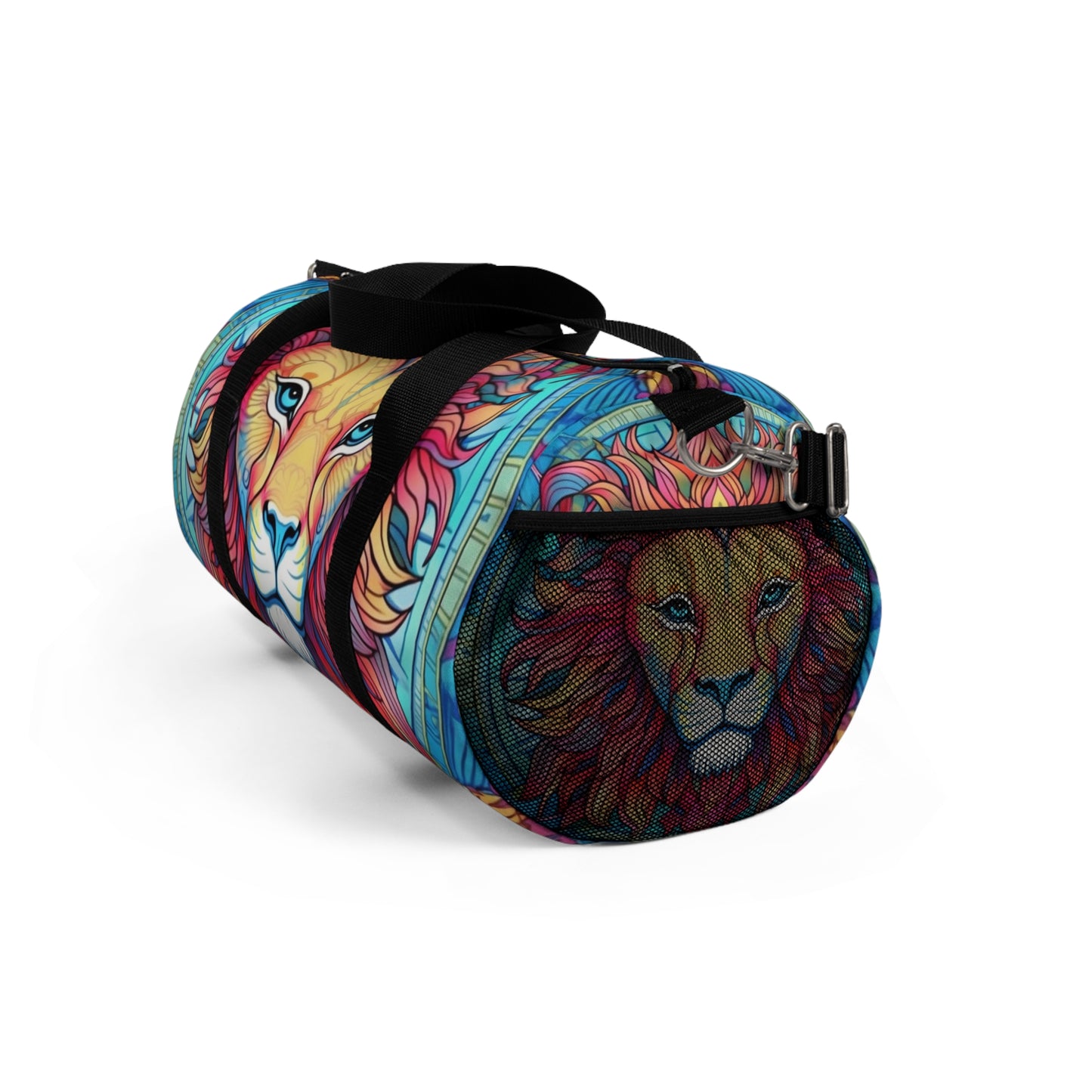 Astrological Leo - Cosmic Zodiac Constellation, Lion Symbol Art - Duffel Bag