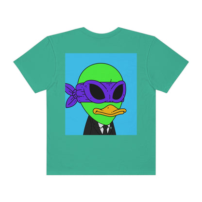 Alien Visitor 751Galactic - Unisex Garment-Dyed T-shirt