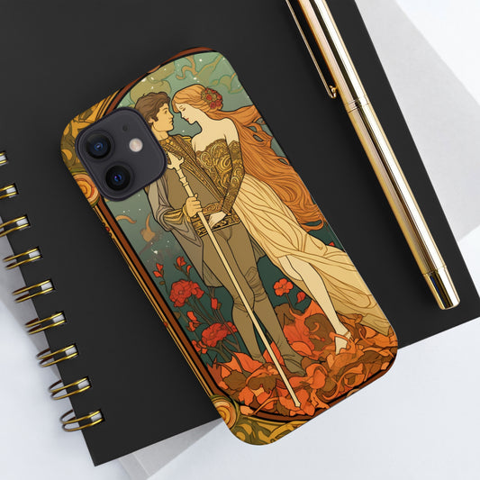 Lovers Tarot Card - Detailed Reading Symbolism, Full-Color Illustration - Tough Phone Cases