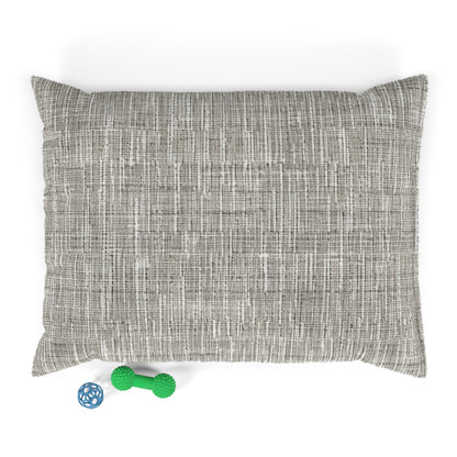 Silver Grey: Denim-Inspired, Contemporary Fabric Design - Dog & Pet Bed