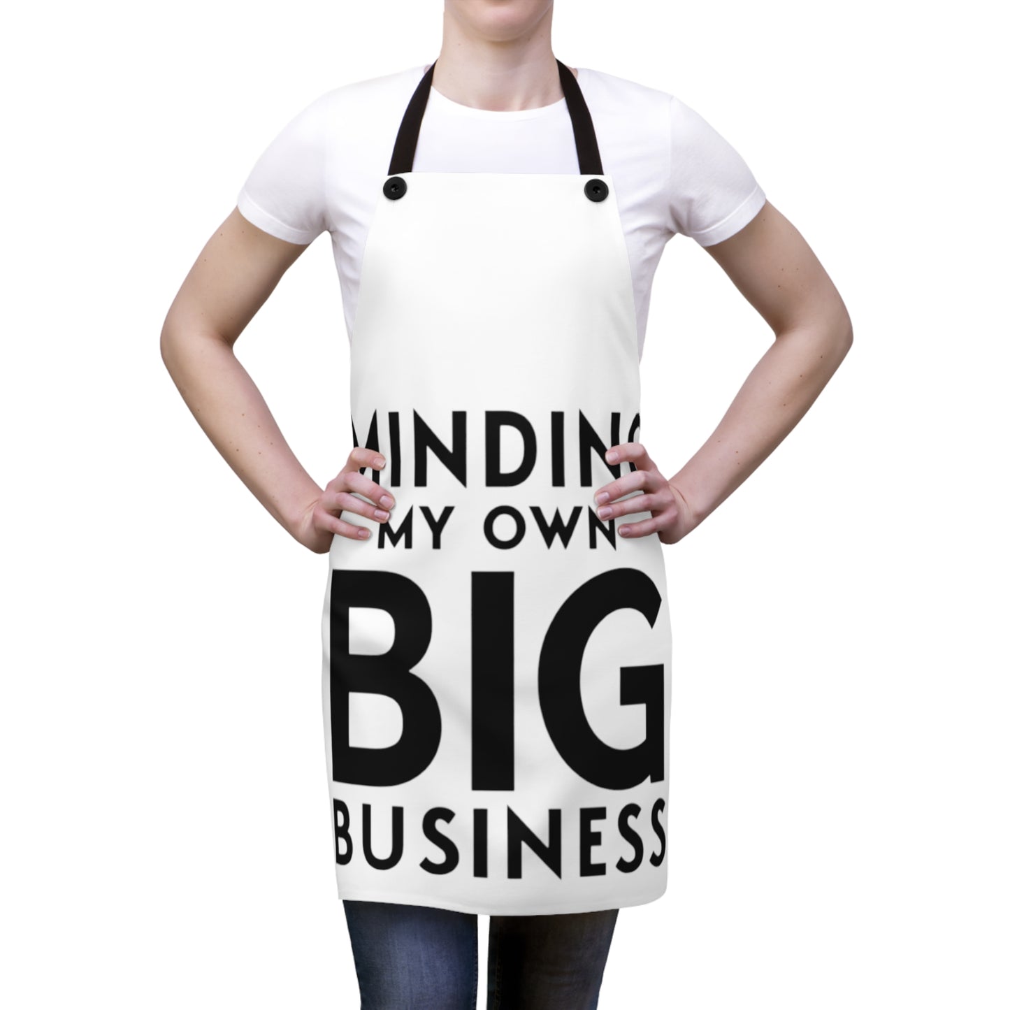 Minding My Own Big Business, Gift Shop Store, Apron (AOP)