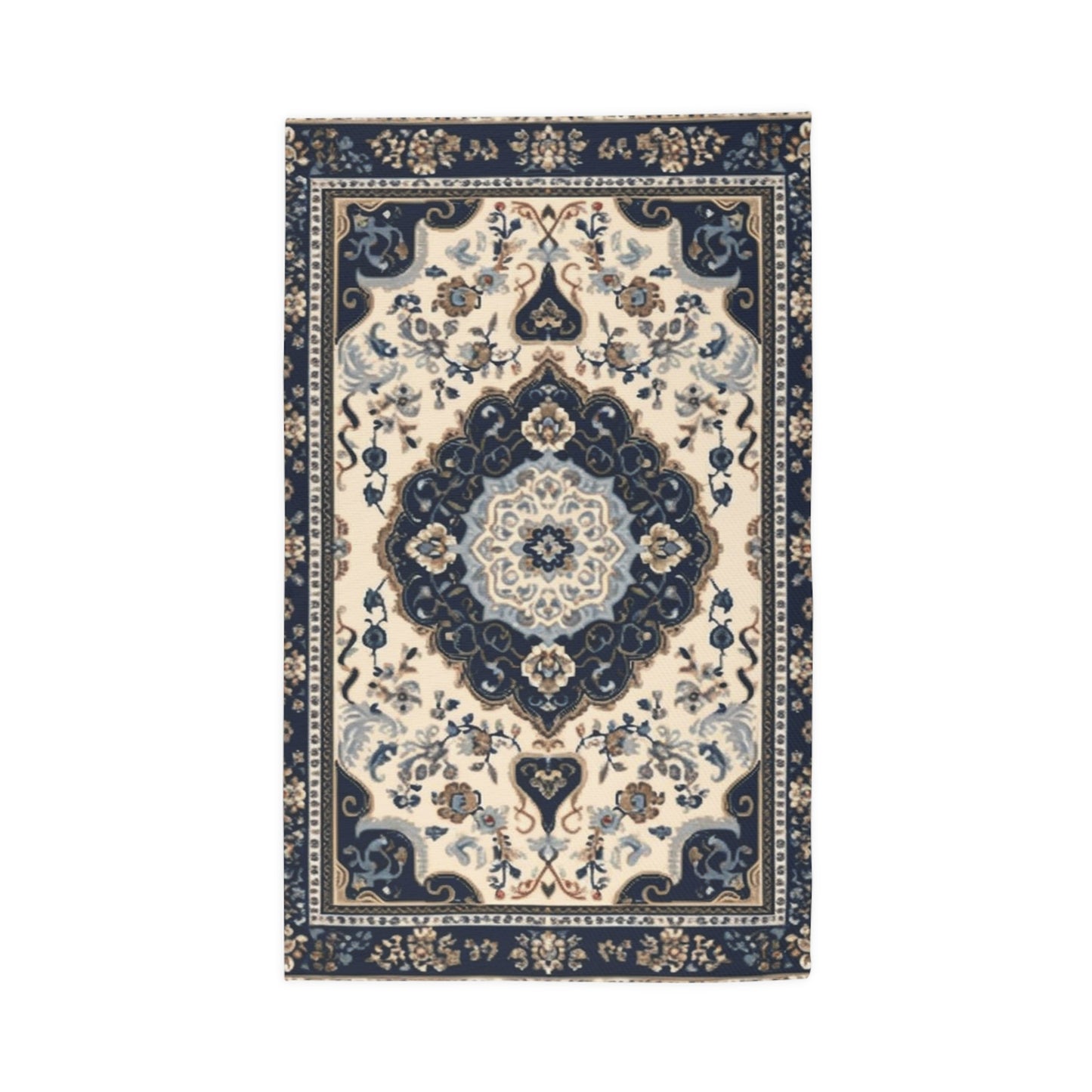 Elegant Dobby Rug with Intricate Oriental Design - High-Quality Material