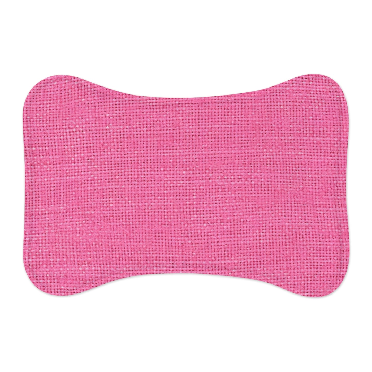 Estilo de tela de diseñador de mezclilla rosa tipo muñeca - Perro y gato - Tapetes de alimentación para mascotas