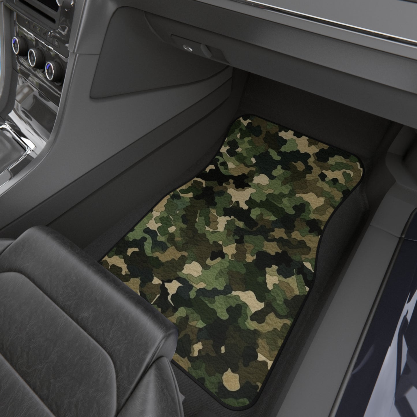 Camuflaje clásico | Envoltura de camuflaje | Camuflaje Tradicional - Alfombrillas Coche (Set de 4) 