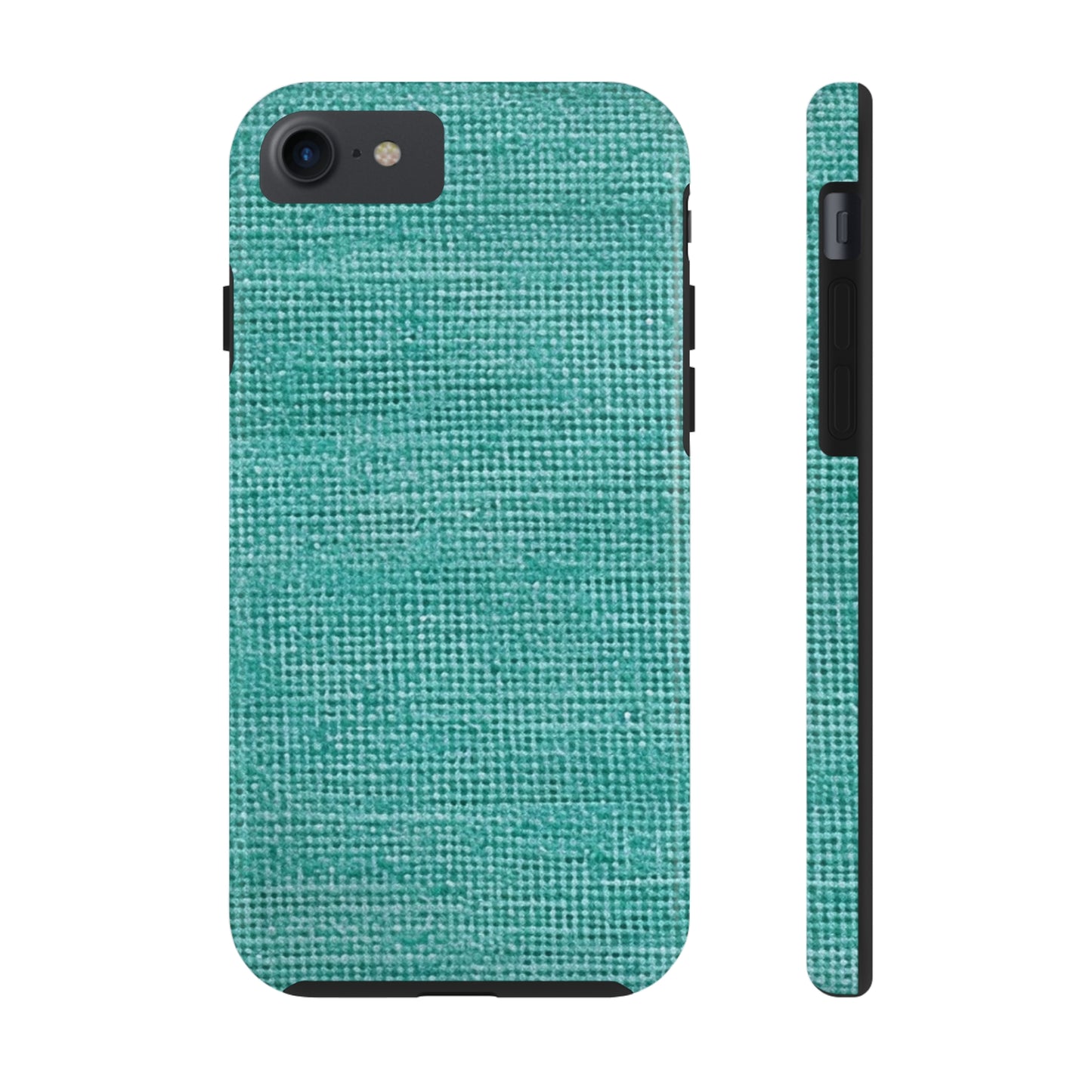 Quality Mint Turquoise Denim Fabric Deisgn, Stylish Material - Tough Phone Cases