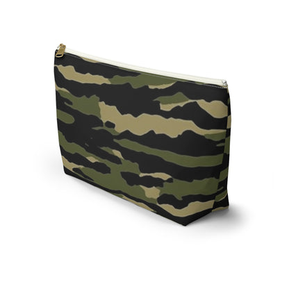 Tiger Stripe Camouflage: Military Style - Accessory Pouch w T-bottom