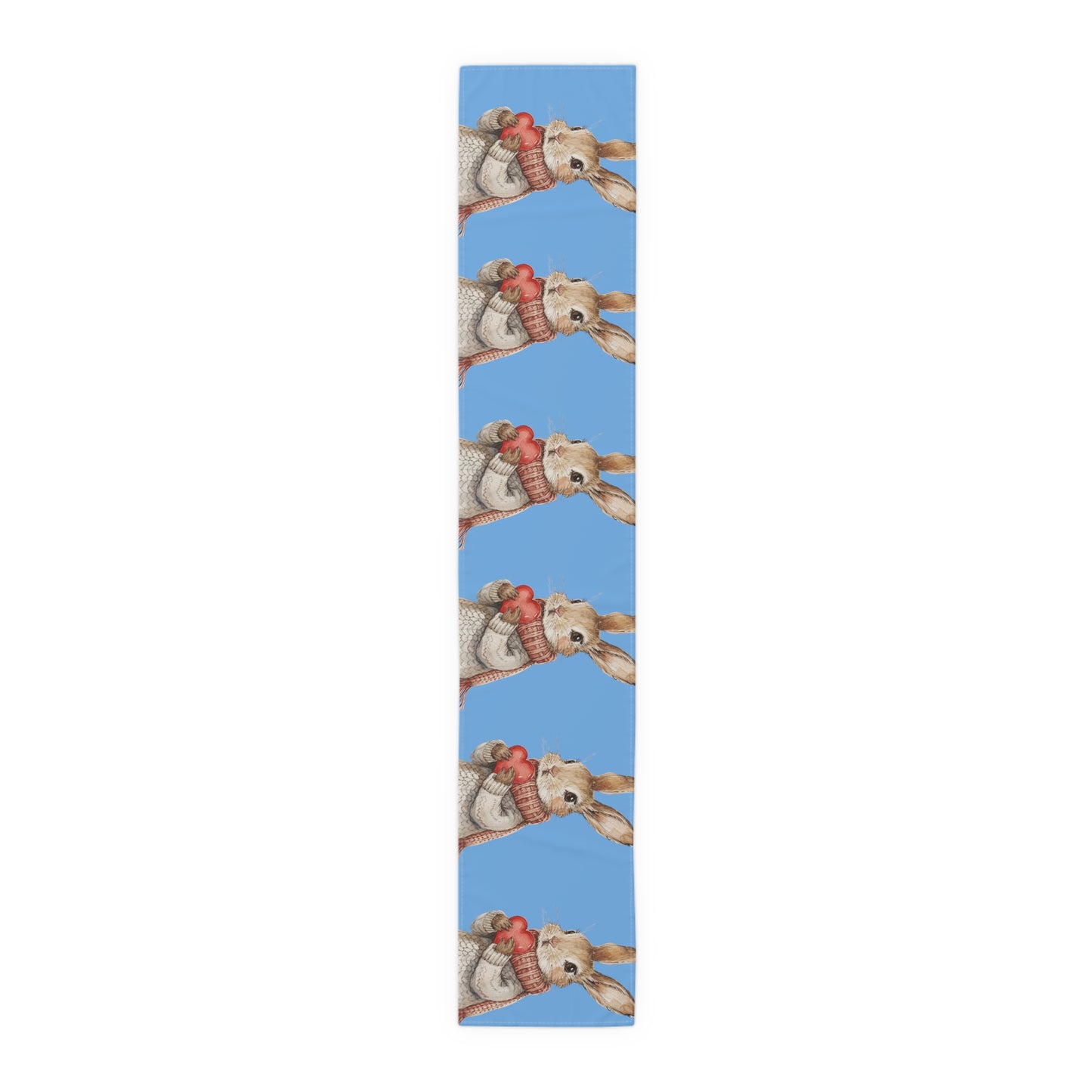 Easter Bunny Heartfelt Rabbit Gift - Table Runner (Cotton, Poly)