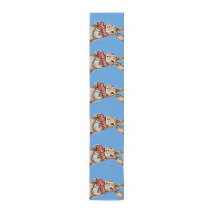 Easter Bunny Heartfelt Rabbit Gift - Table Runner (Cotton, Poly)