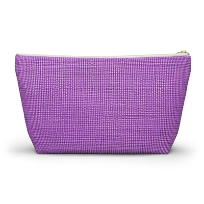 Hyper Iris Orchid Red: Denim-Inspired, Bold Style - Accessory Pouch w T-bottom