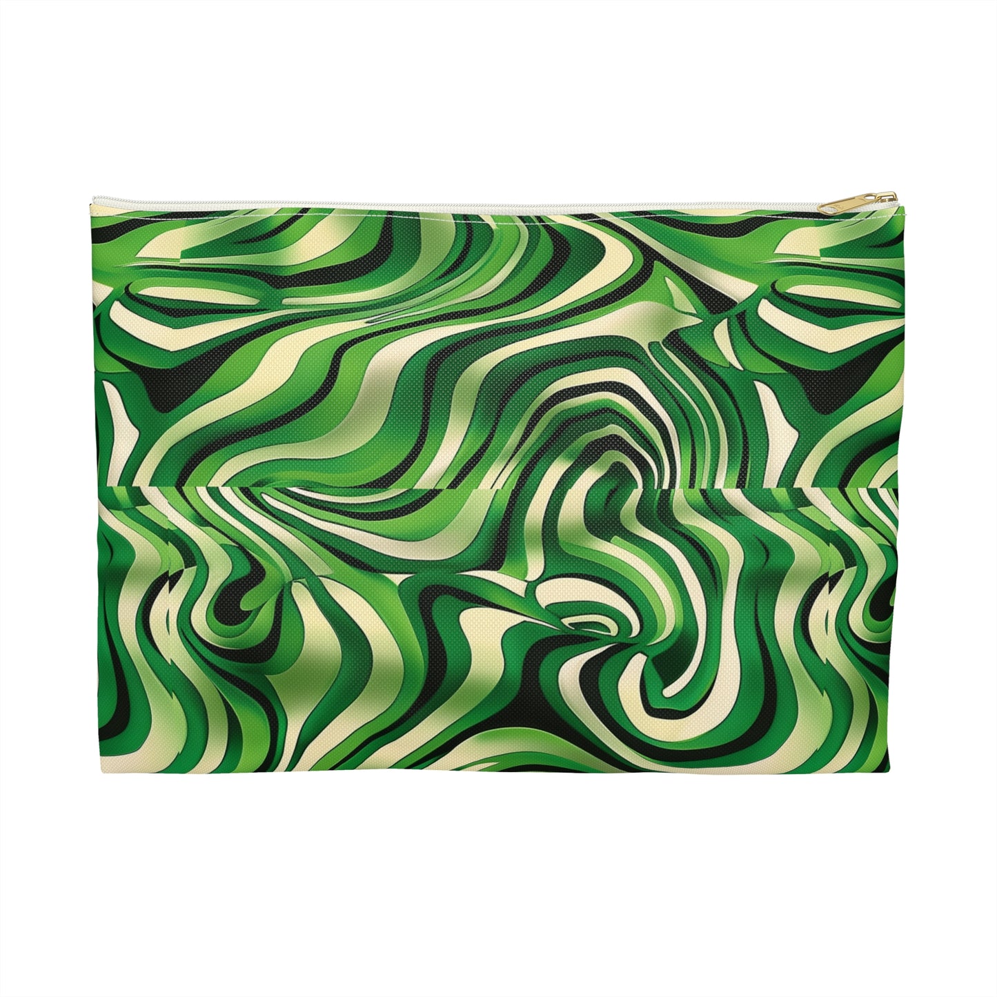 Disco Zebra Green - Accessory Pouch