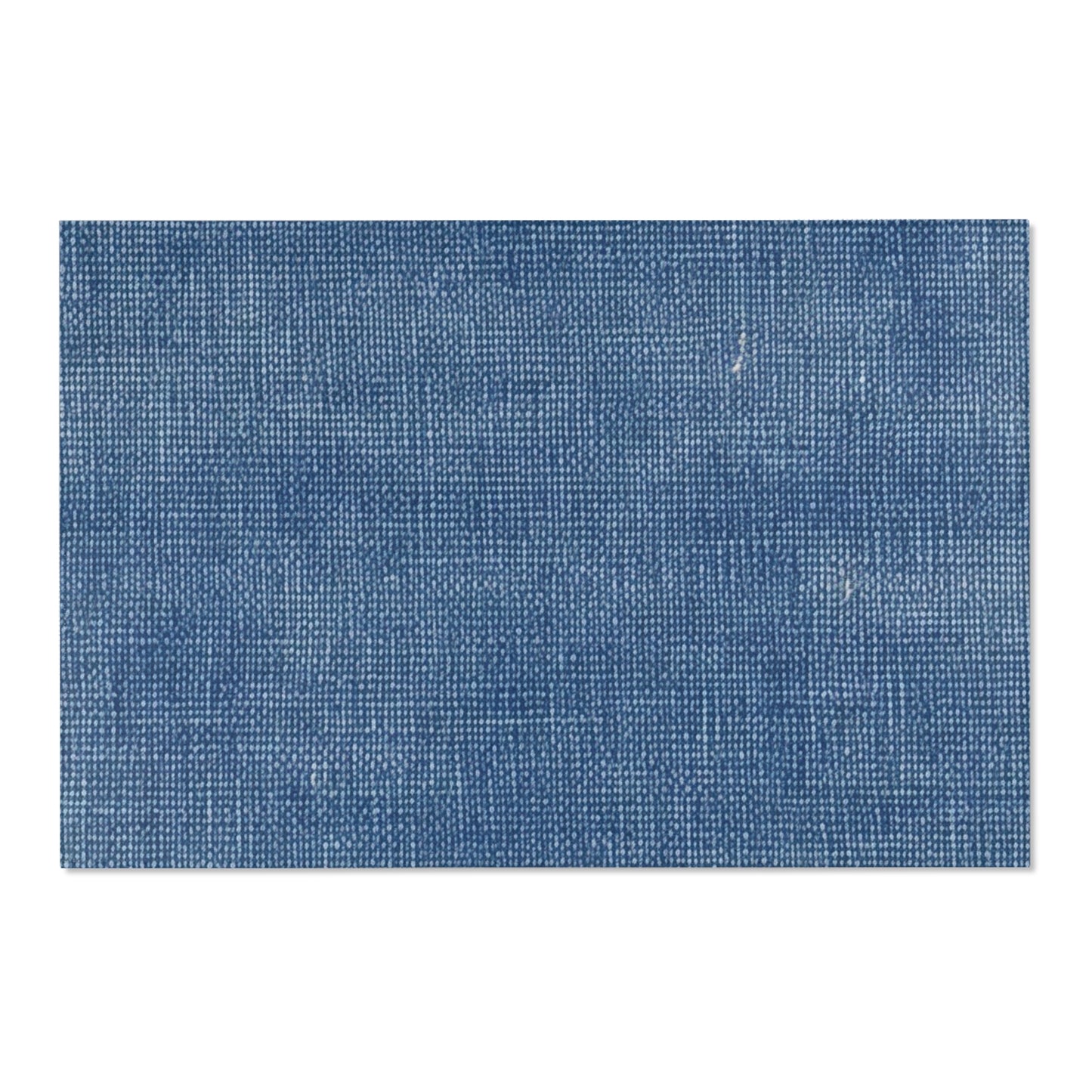 Outdoor Bass Boat Style - Denim Design Artwork - Area Rugs