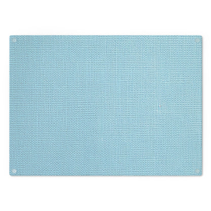 Bright Aqua Teal: Denim-Inspired Refreshing Blue Summer Fabric - Cutting Board