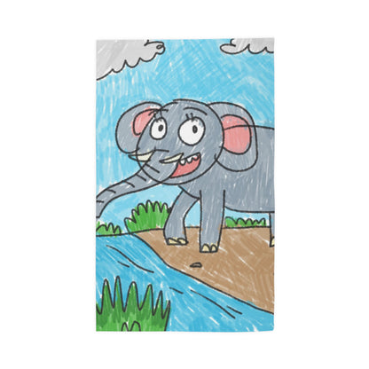 Elefante Elephant King Safari Animal Dobby Rug