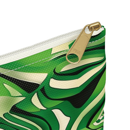 Disco Zebra Green - Accessory Pouch