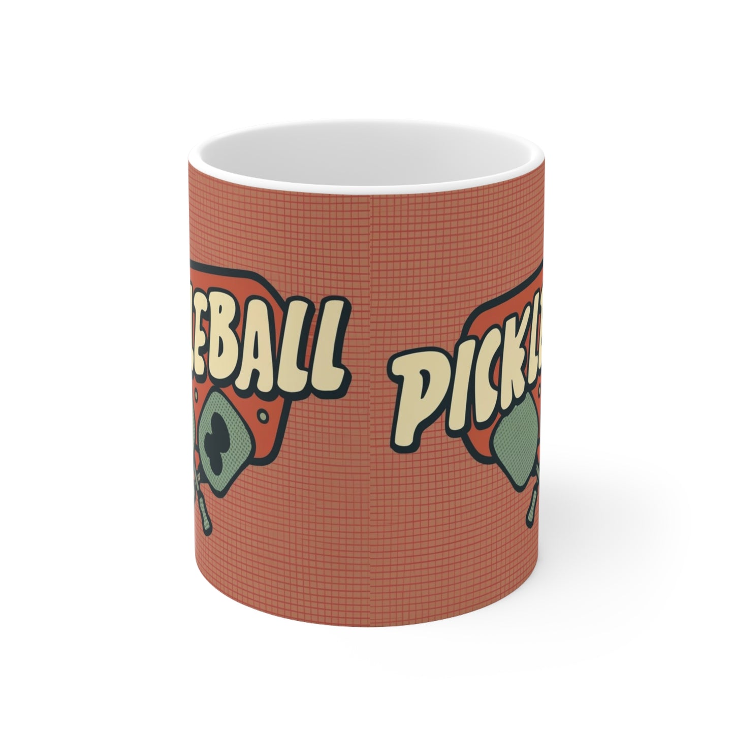 Pickleball Retro - Taza de Cerámica 11oz