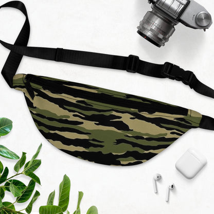 Tiger Stripe Camouflage: Military Style - Fanny Pack