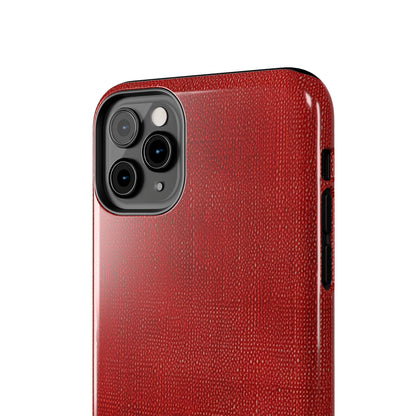 Juicy Red Berry Blast: Denim Fabric Inspired Design - Tough Phone Cases